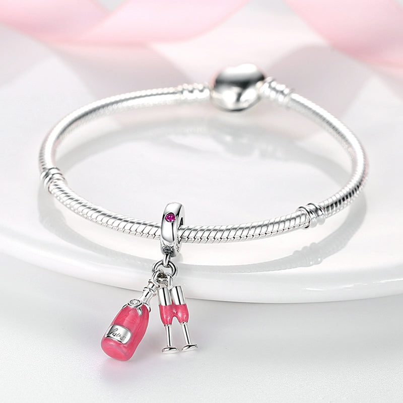 Berloque Champanhe Pink